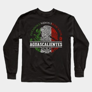 Campeche�Mexican Flag Bandera Mexicana Long Sleeve T-Shirt